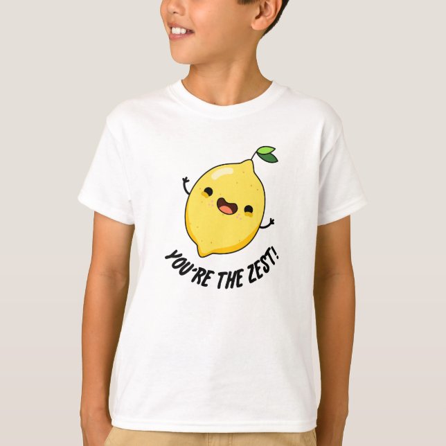 Du är den bästa Lemon Pun T Shirt (Framsida)