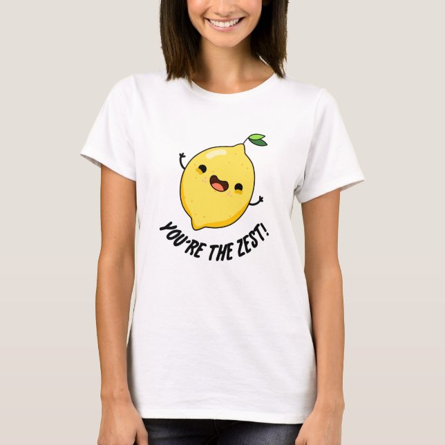 Du är den bästa Lemon Pun T Shirt (Framsida)