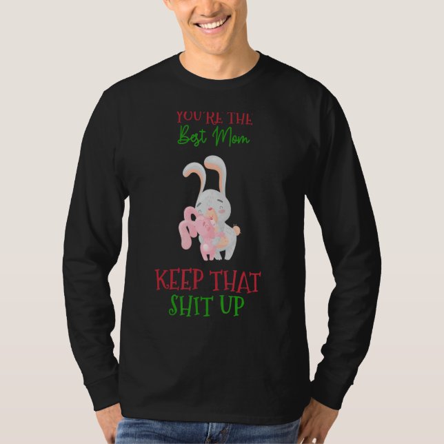 Du är den bästa Mamma-Behållan som Humor-grafik T Shirt (Framsida)