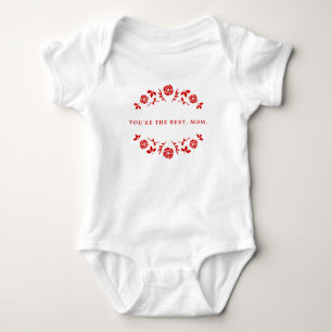Du är den bästa Mamma i rött T Shirt