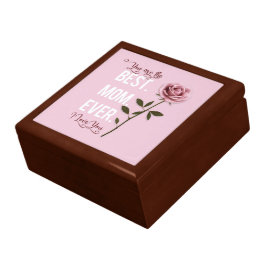 Du är den bästa Mamma någonsin Mors dag Rosa ros Minnesask