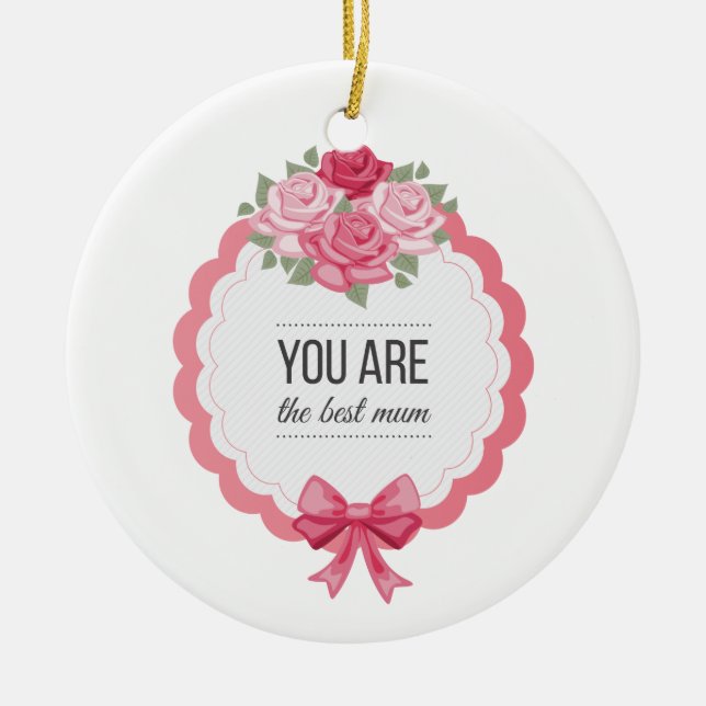 Du är den bästa Morsa Mors dag | Ornament (Framsidan)