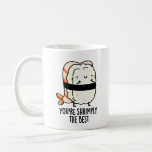 Du är den bästis Sushi Pun Kaffemugg