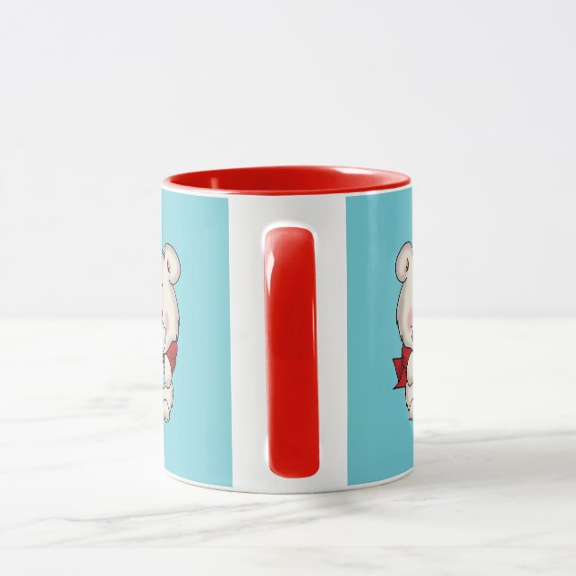 Du är den beary älskade muggen. Gullig mugg med en (Handtag)