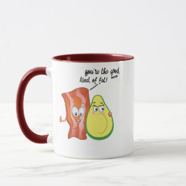 Du är den Bra Tjocken Avocado Bacon-konfektion Mugg