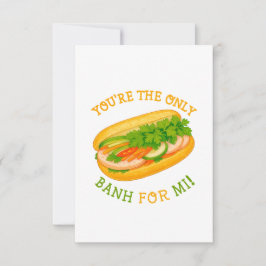Du är den enda Banh för Mi! Tack Kort