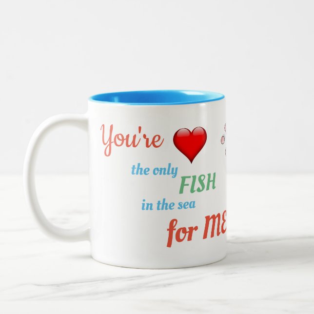 Du är den enda FIsh - MUGG (Vänster)