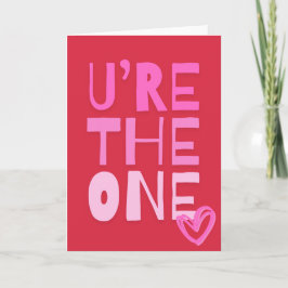 Du är den enda kort