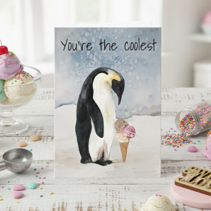 Du är den kallaste Penguin Valentindagen Kort