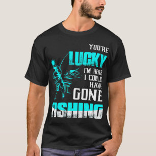 Du är den lyckliga I-förmiddagen, här som jag T Shirt
