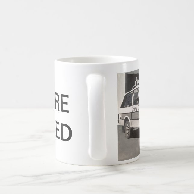 DU är den NICKED MUGGEN Kaffemugg (Handtag)