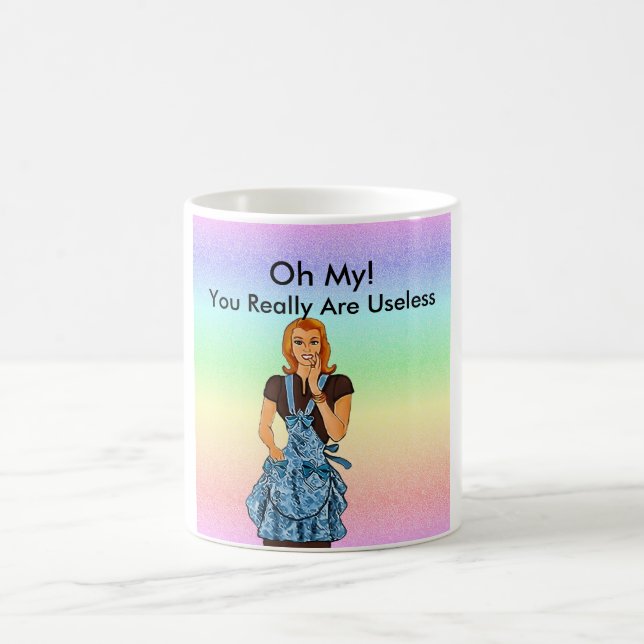 Du är den onyttiga muggen kaffemugg (Center)