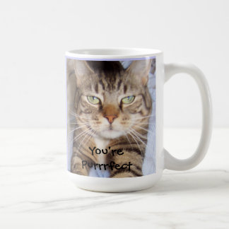 Du är den Purrrfect muggen Kaffemugg