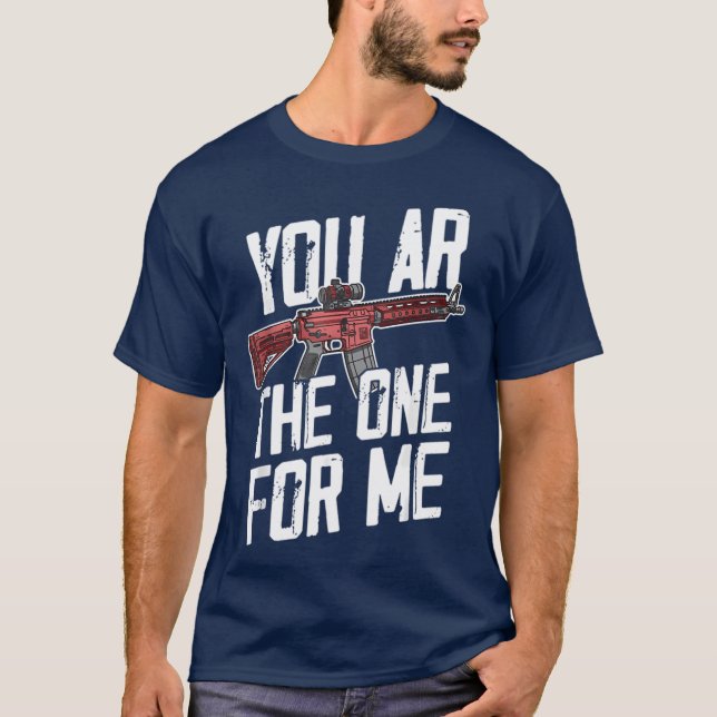 Du är den rätta för mig present flicka t shirt (Framsida)