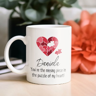Du är den saknade Biet Namn-gifkaffe Mugg