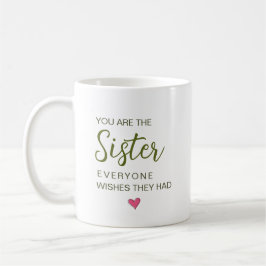 Du Är Den Syster Alla Önskar Sig Kaffemugg