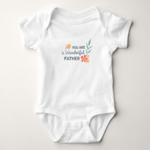 Du är den underbara bodysuiten för fars dag t shirt