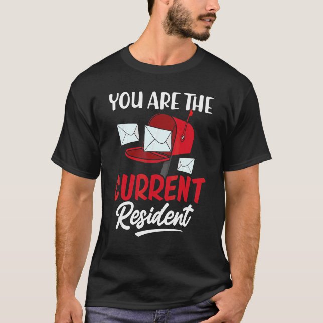 Du är det aktuella e-postnumret för postarbetare i t shirt (Framsida)