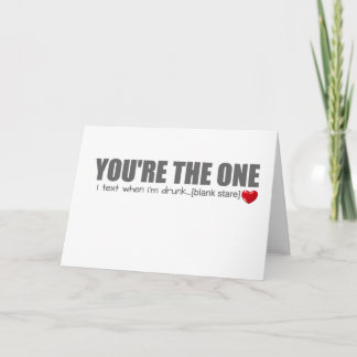 Du är det ett valentines daykortet helgkort