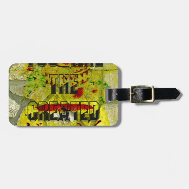 Du är det skapat löftet bagagebricka (Horisontell Framsida)