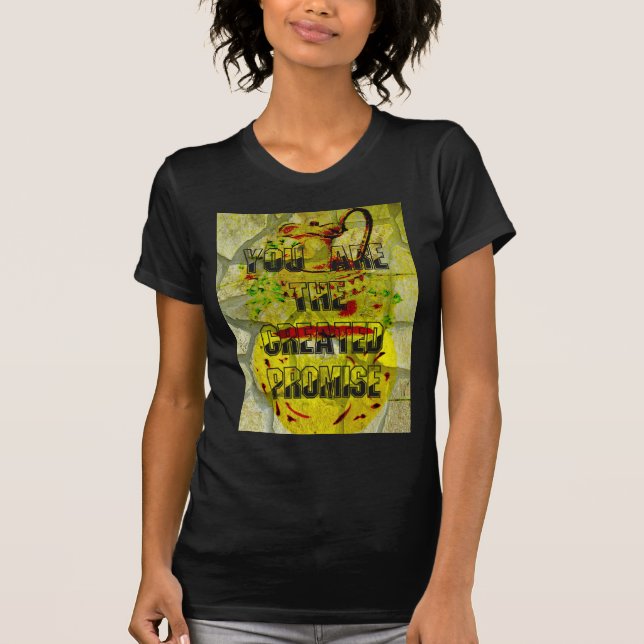 Du är det skapat löftet t shirt (Framsida)