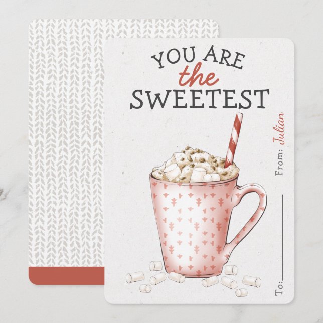 Du är det sötaste klassrummet i Valentines day (Fram/baksida)