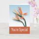 Du är det speciella hälsningkortet kort (Orchid)