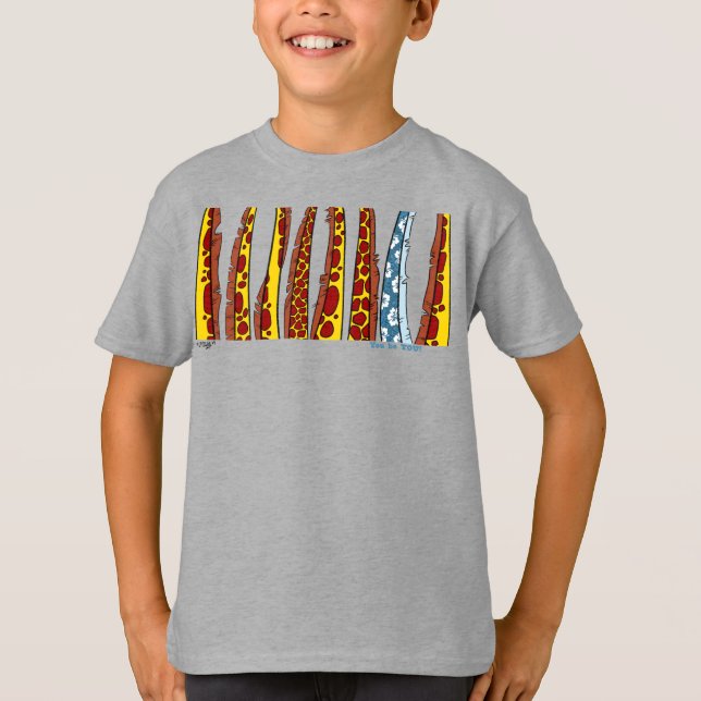 DU ÄR DIG GIRAFFE AV Jeff Willis Art T Shirt (Framsida)