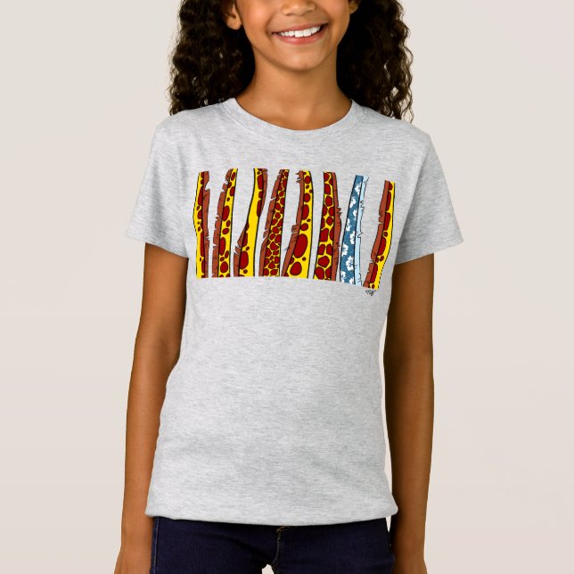 DU ÄR DIG GIRAFFE AV Jeff Willis Art T Shirt (Framsida)