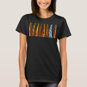 DU ÄR DIG GIRAFFES AV Jeff Willis Art T Shirt