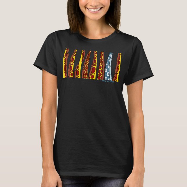 DU ÄR DIG GIRAFFES AV Jeff Willis Art T Shirt (Framsida)