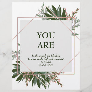 Du är (Dikt) Satsen Papper