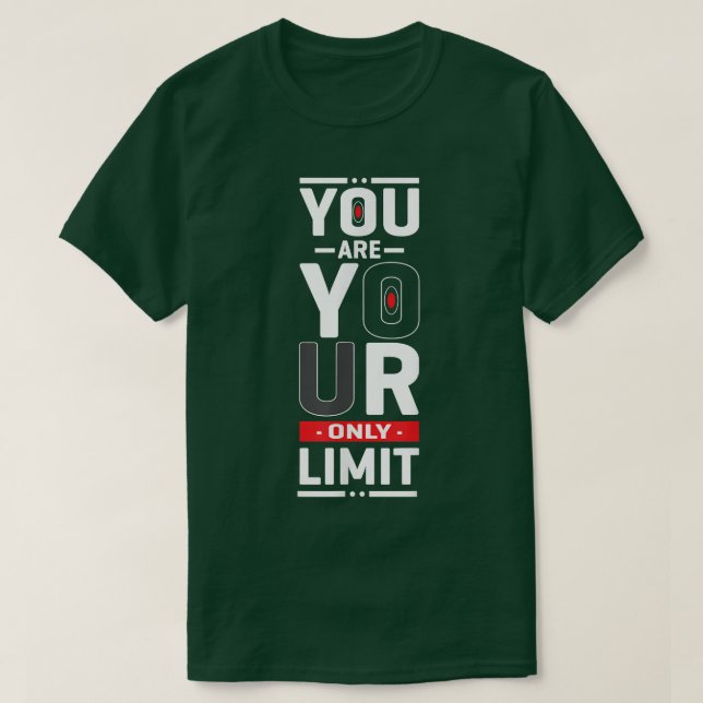 Du är din enda För manar begränsningsrotationsoffe T Shirt (Design framsida)