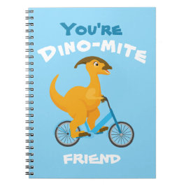 Du är dinomite vän rolig Alla hjärtans dag dinosau Anteckningsbok