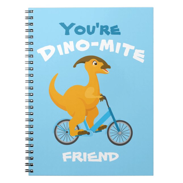 Du är dinomite vän rolig Alla hjärtans dag dinosau Anteckningsbok (Framsidan)