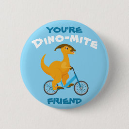 Du är dinomitväninna söta, roliga dino-Valentinese Knapp