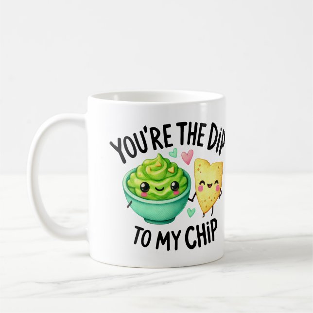 Du är Dip till Min Chip-Mugg Kaffemugg (Vänster)