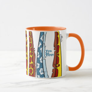 DU ÄR DU GIRAFF av Jeff Willis Konstmugg Mugg