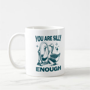 Du Är Dum Nog Dum Gås Särpräglad Och Rolig Kaffemugg