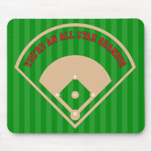 Du är en All Star Baseball Fält-gåva Musmatta
