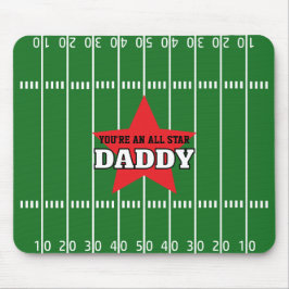 Du är en All Star Football Fält Gift Musmatta