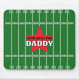 Du är en All Star Football Fält Gift Musmatta
