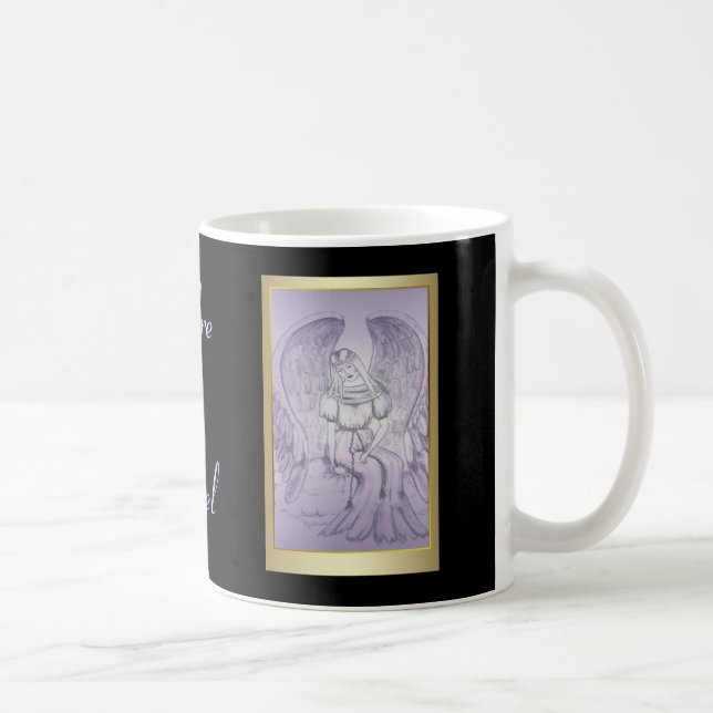 Du är en ängel kaffemugg (Höger)