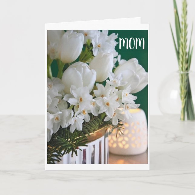 DU ÄR EN "ANGEL" ***MAMMA*** I CHRISTMAS HELGKORT (Framsida)