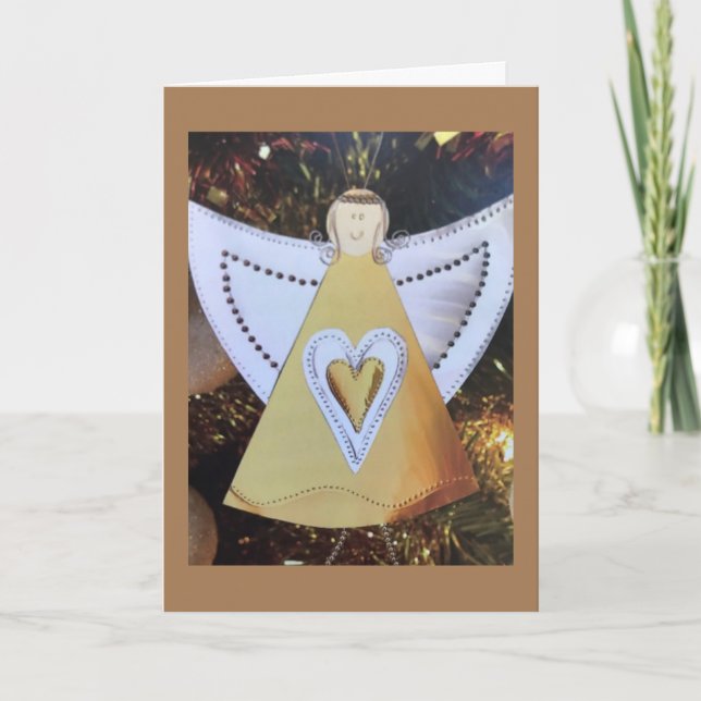 DU ÄR EN "ANGEL" ***MAMMA*** I CHRISTMAS HELGKORT (Framsida)