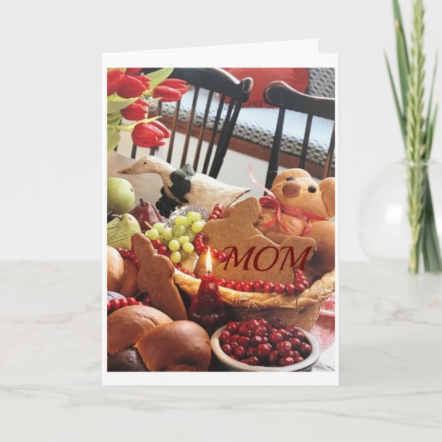 DU ÄR EN "ANGEL" ***MAMMA*** I CHRISTMAS HELGKORT (Framsida)