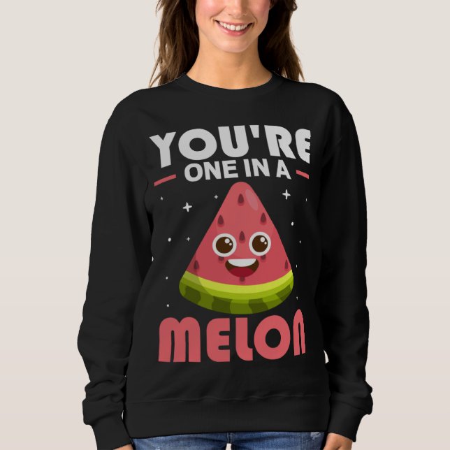 Du är en av en melon  Vattenmelon Kostym T Shirt (Framsida)