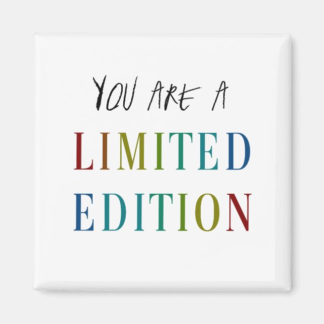 DU är en Begränsad upplags kylmagnet Magnet (Framsidan)