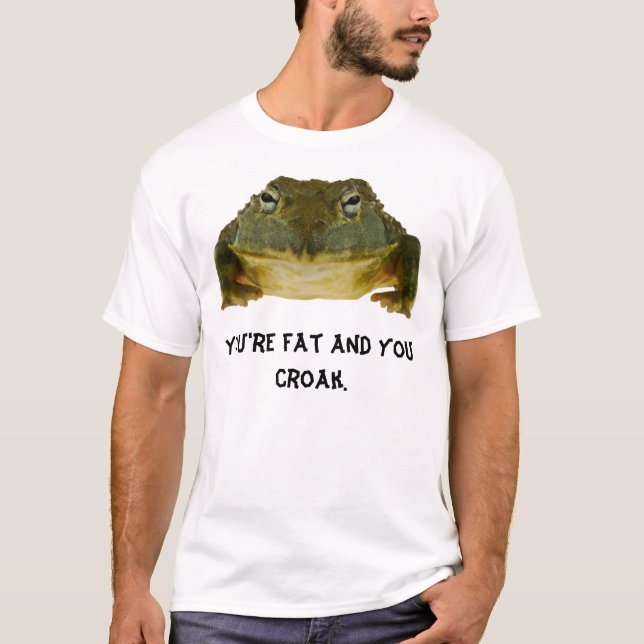 Du är en bullfrog tee shirt (Framsida)