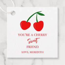 Du är en Cherry Sweet Friend Valentine Gåvor Etiketter